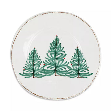 Vietri Lastra Holiday Melamine Salad Plate