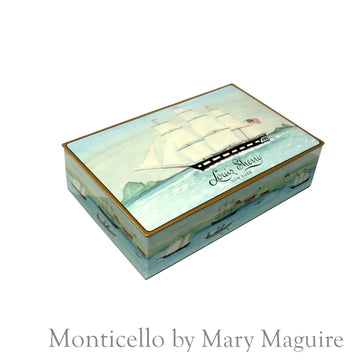 Louis Sherry 12-Piece Assorted Chocolate Truffle Tin in Monticello by Mary Maguire