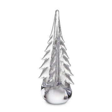 Simon Pearce Crackle Four Sided Evergreen 16"