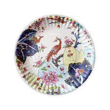 180 Degrees Tobacco Leaf Melamine Plates  Czufin and Danko Wedding Regist