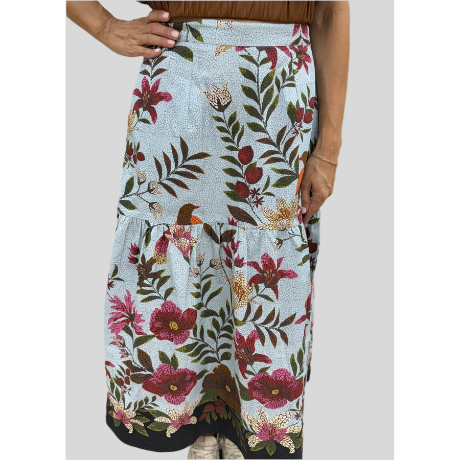Maude Vivante Ada Skirt - Opal Mosaic