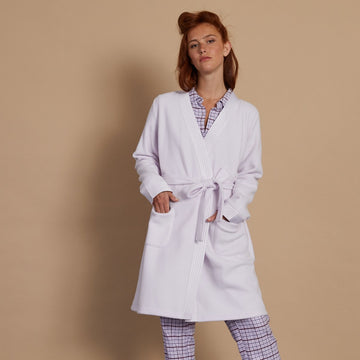 Laurence Tavernier Short Robe - Lavender : Small