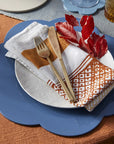 Addison Ross Scallop Chambray Blue Large Placemat
