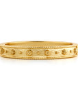 Berry Classic Hinged Bangle - Gold