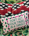 Furbish Studio Tinsel in a Tangle Needlepoint Pillow