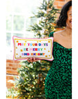 Furbish Studio Merry & Bright Needlepoint Pillow