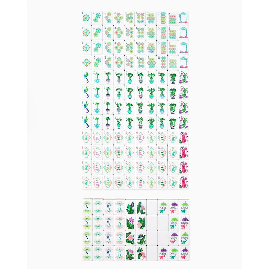 Oh My Mahjong Palm Royale Mahjong Tile Set