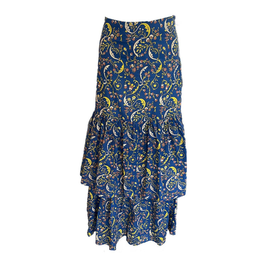 Anna Cate Amelia Skirt-Yellow Paisley : Medium