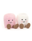 Jellycat Amuseables Pink and White Marshmallows