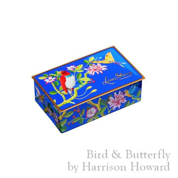 Louis Sherry 2-Piece Assorted Chocolate Truffle Tin in Bird & Butterlly