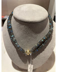 Clara Williams Company Labradorite Rondelle Double Strand Necklace