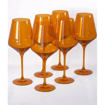 Estelle Wine Stem-Butterscotch : S/6