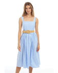 Patty Kim Sundress with Wicker Belt