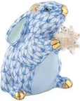 Herend Snowflake Bunny- Blue