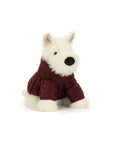 Jellycat Munro Scottie Dog Winter Jumper Outfit