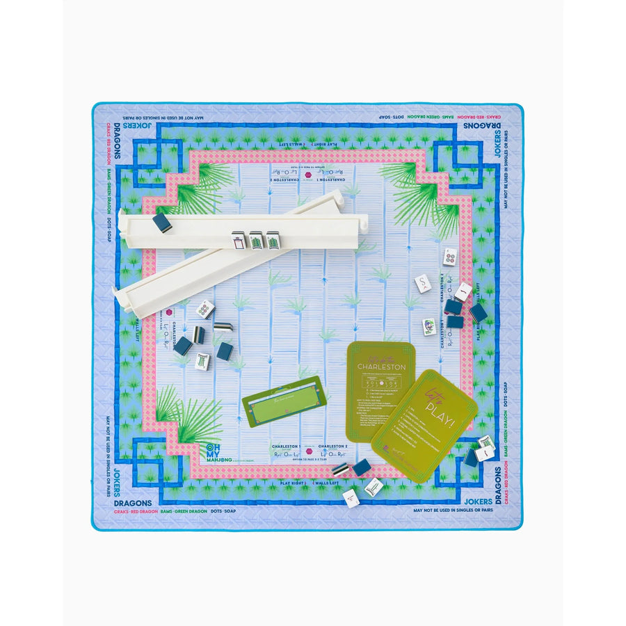 Palm Paradise Mahjong Mat