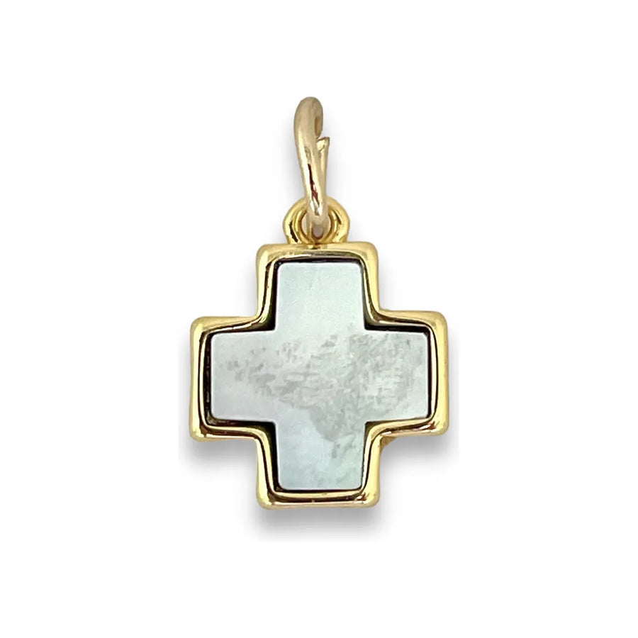 Shiver + Duke MOP Chubby Cross Charm