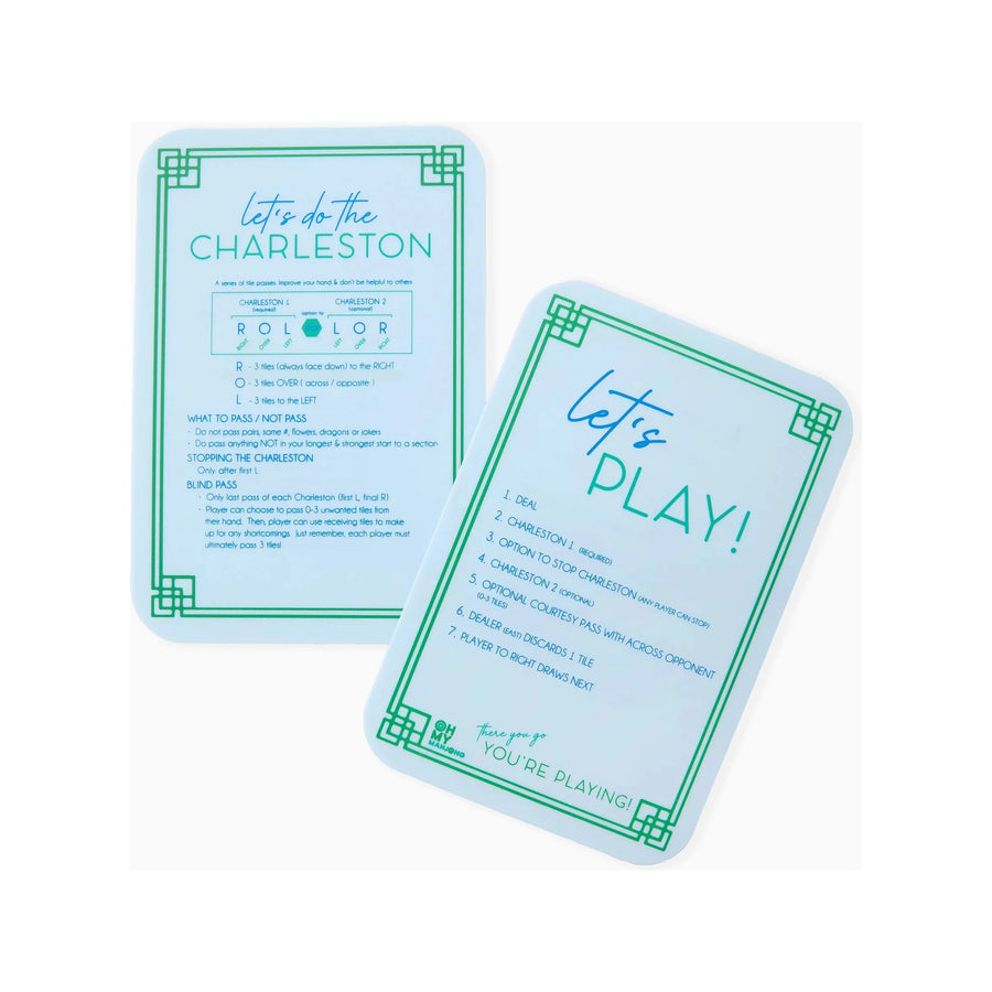 Light Blue Mahjong Shufflers