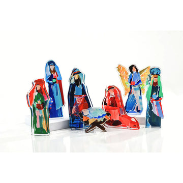 Lauren Dunn Acrylic Nativity Set-Large