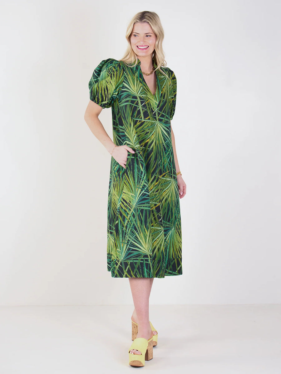 Emily McCarthy Hampton Dress in Bellamy Palm
