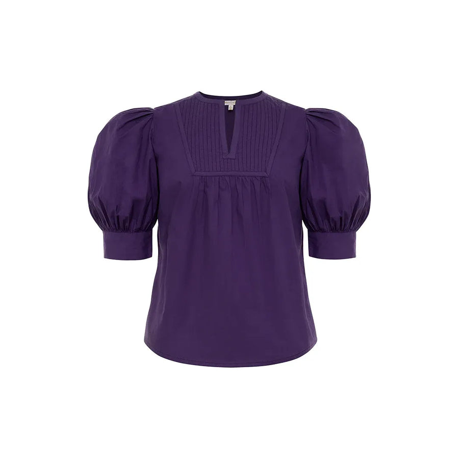 Anna Cate Emilia Top-Purple : Small