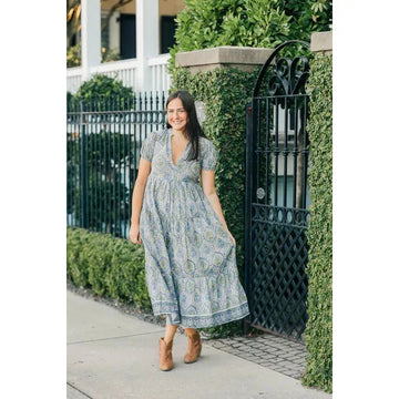 Victoria Dunn Clover Dress- Spanish Villa: Small
