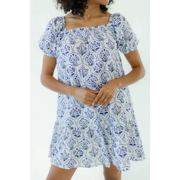 Marigold Collins Dress - Gardenia