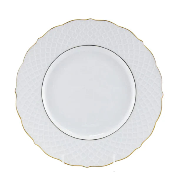 Edmondson and Lisle Wedding Registry: Anna Weatherly Empire Gold Dinner Plate