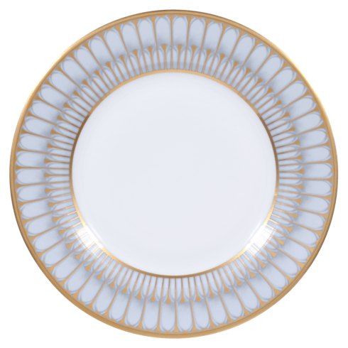 Fisher-Bame Wedding Registry: Deshoulieres Arcades Grey & Gold Salad Plate