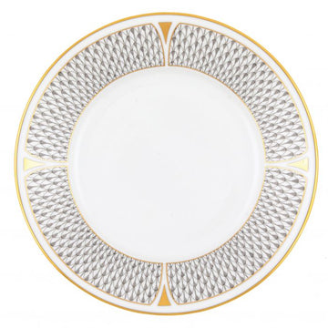 Turner and Robison Wedding Registry: Herend Gray Art Deco Dessert Plate