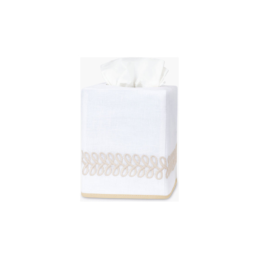 MATOUK Astor Braid Tissue Box Cover