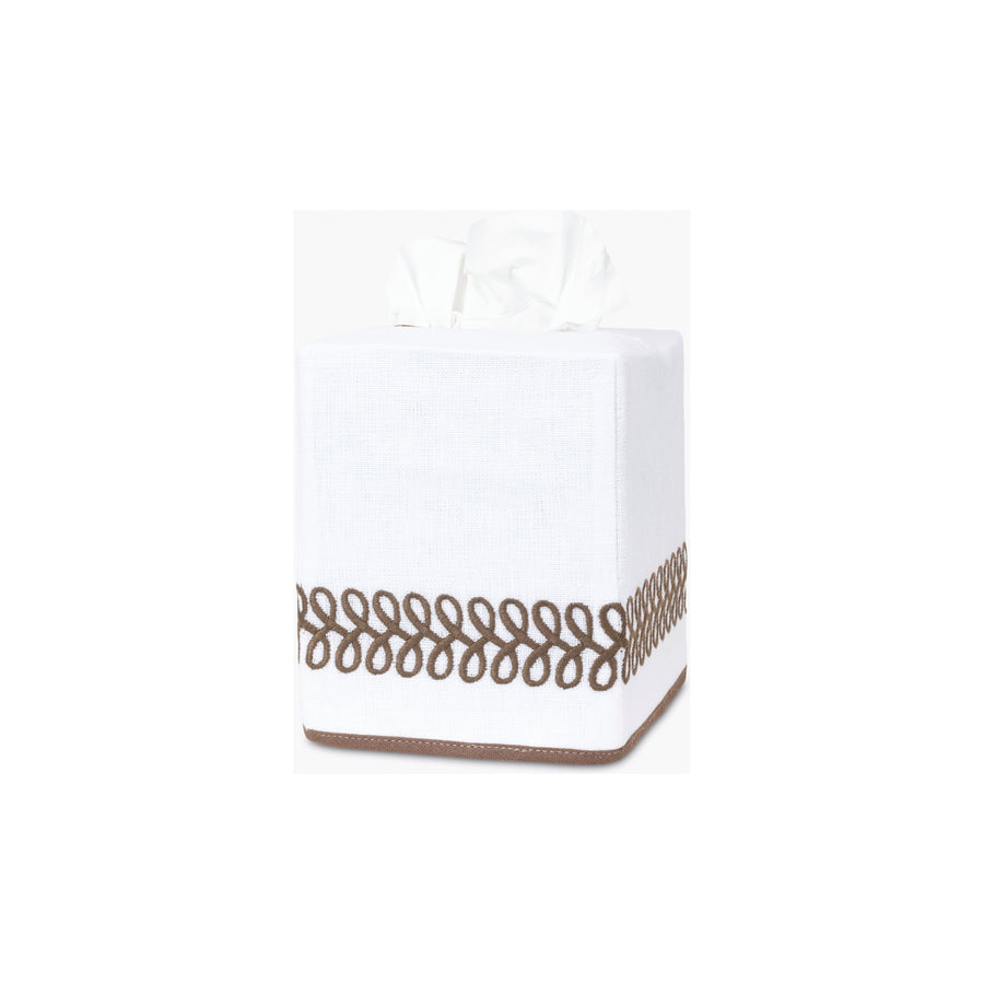 MATOUK Astor Braid Tissue Box Cover