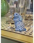 Herend Snowflake Bunny- Blue