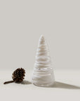 Simon Pearce Snowdrift Conical Tree 8"