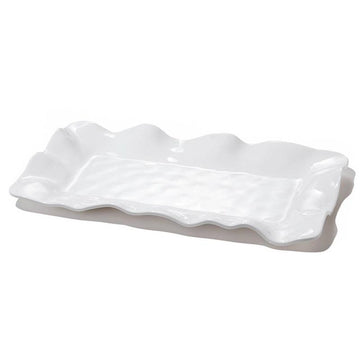 Evans-Shelley Wedding Registry: Beatriz Ball Havana White Long Rectangular Platter