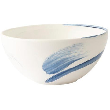 Brushstroke Blue Cereal Bowl