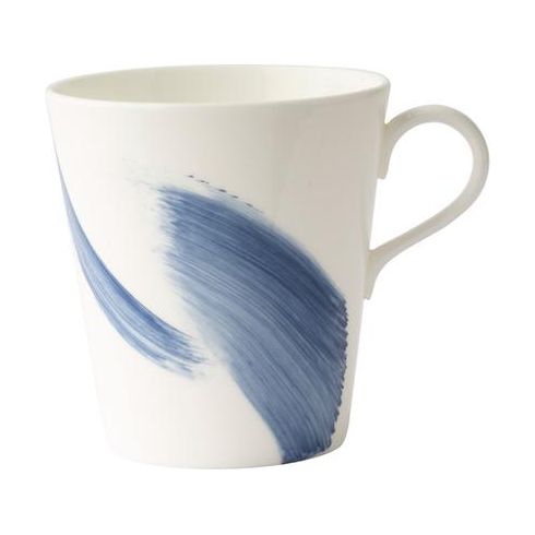 Mearns and Caplanson-Torrens Wedding Registry: Royal Crown Derby Brushstroke Blue Mug