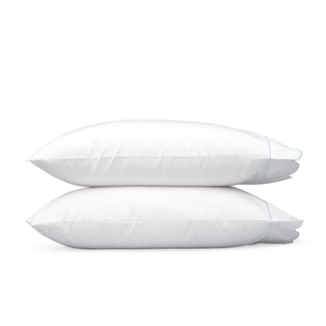 Matouk Butterfield King Pillowcases in Blue