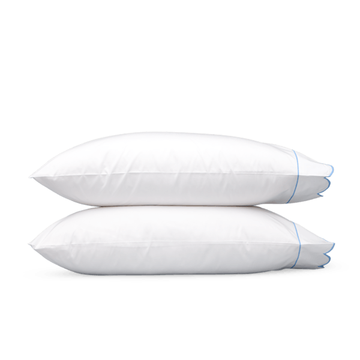 Matouk Butterfield King Pillowcases in Ocean