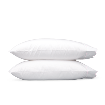 Matouk Butterfield Standard Pillowcases in Pink