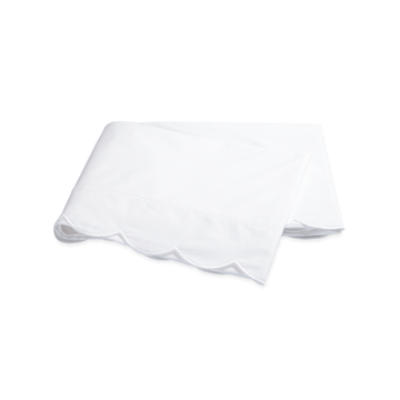 Matouk Butterfield King Flat Sheet in White