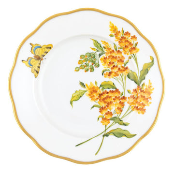 Cowden and Galvin Wedding Registry: Herend American Wildflower Salad Plate - Butterfly Weed