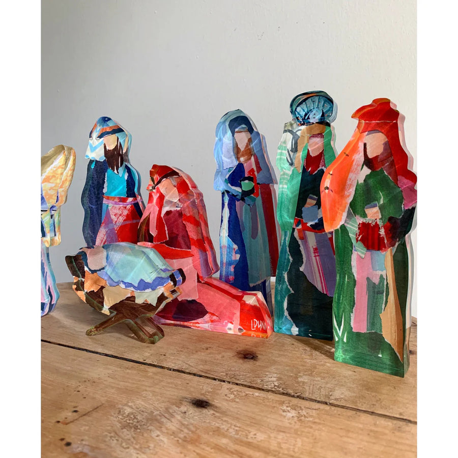 Lauren Dunn Acrylic Nativity Set-Large