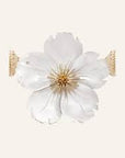 Clara Williams Large Wildflower Pearl White Centerpiece