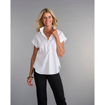 Claridge and King The Cap Sleeve League - White