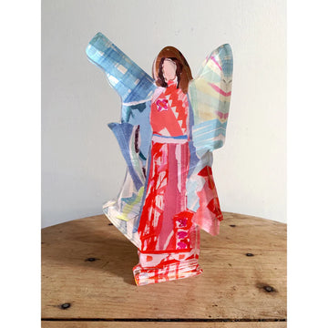 Lauren Dunn Red Acrylic Good News Angel