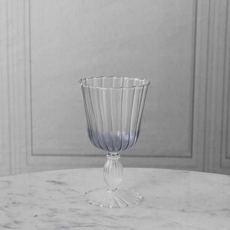 Boumenot and Barnes Wedding Registry: Beatriz Ball Isabella Blue Wine Glass