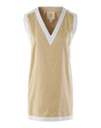 Emily McCarthy Emily Shift Dress in White Sand