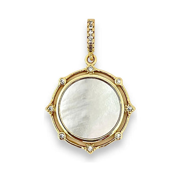 Shiver + Duke Wisdom Pearl Coin Charm