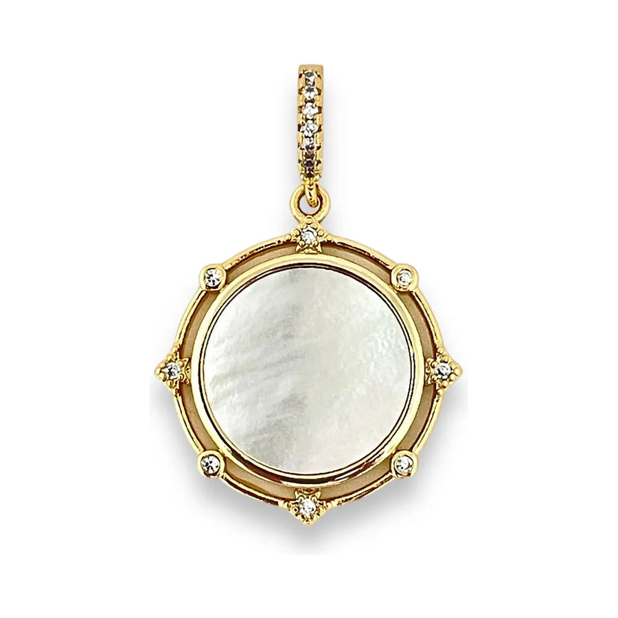Shiver + Duke Wisdom Pearl Coin Charm
